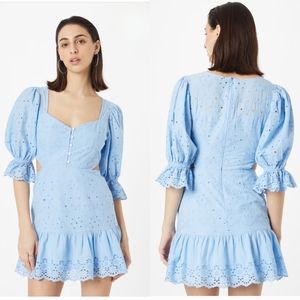 French Connection Cilla Broderie Lace Mini Dress